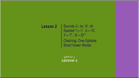CKLA 1st Grade Skills 1 Lesson 2 Overview