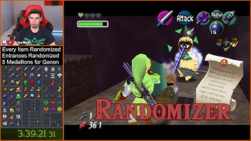 Ocarina of Time Randomizer but I use the Spoiler Log