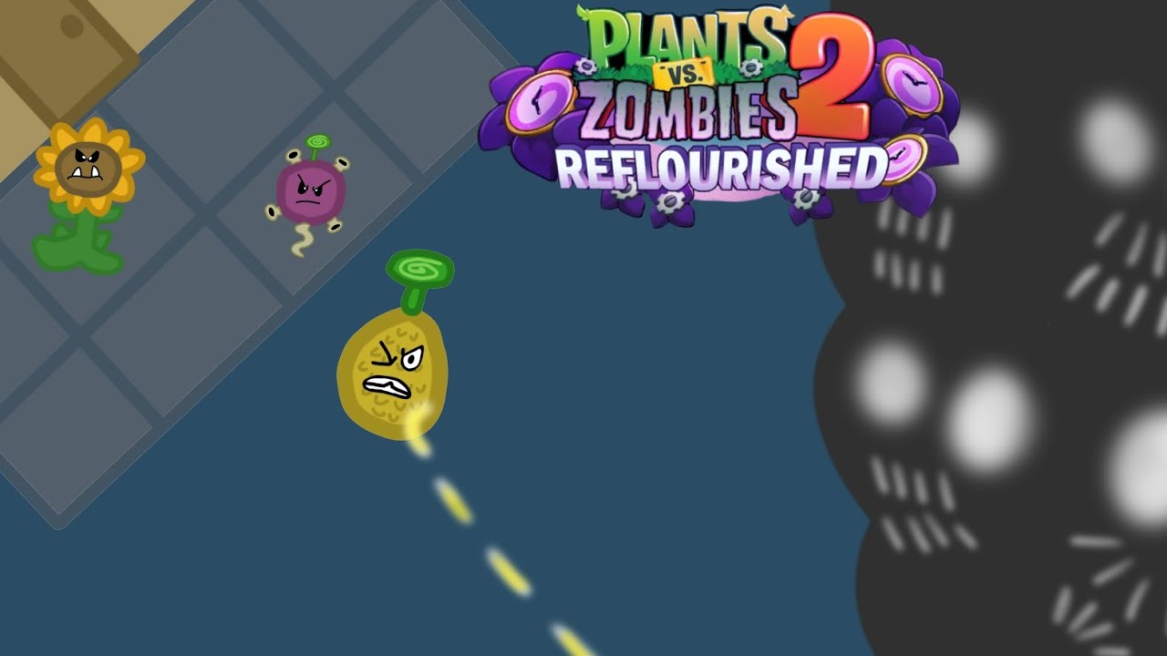 PVZ 2 reflourished сражаюсь в скай сити