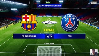 PES 2020 | Barcelona vs Paris Saint Germain (PSG) Final UEFA Champions League UCL | Messi vs Neymar