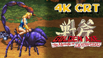 Golden Axe: The Revenge of Death Adder - Dora (Arcade / 1992) 4K CRT