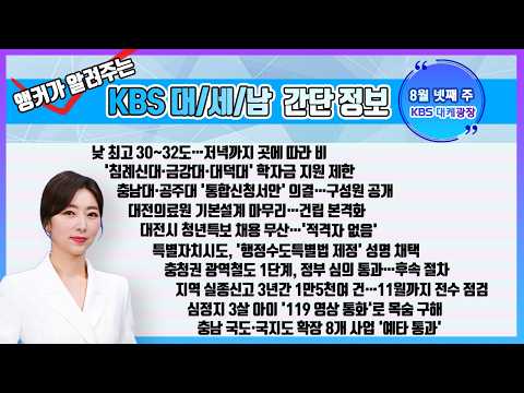 Weekly Briefing: Fourth Week of August, Dae-Ke Square