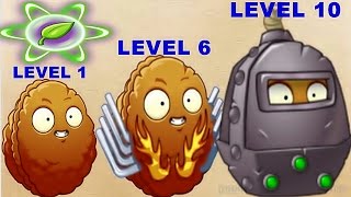 Explode-o-nut Pvz2 Level 1-6-Max Level in Plants vs. Zombies 2: Gameplay 2017