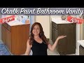 DIY MASTER BATHROOM MAKEOVER: How To Chalk Paint | Master Bathroom Vanity Tutorial ** New Easy  2020