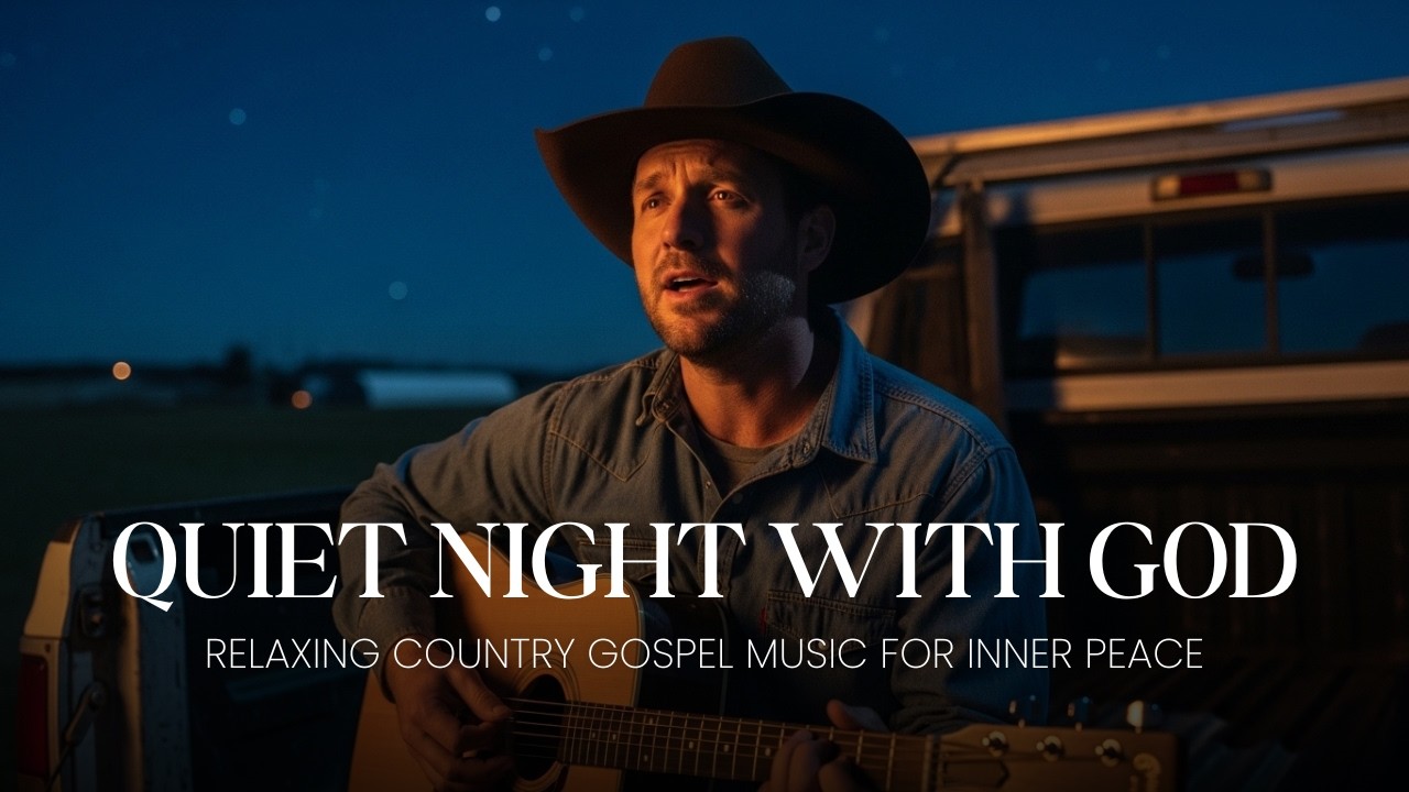 🌙🙏 Quiet Night with God – Relaxing Country Gospel Music for Inner Peace 🎶✨🌾