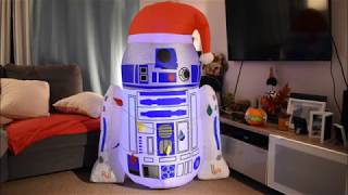 R2-D2 Star Wars Airblown Inflatable Christmas unboxing