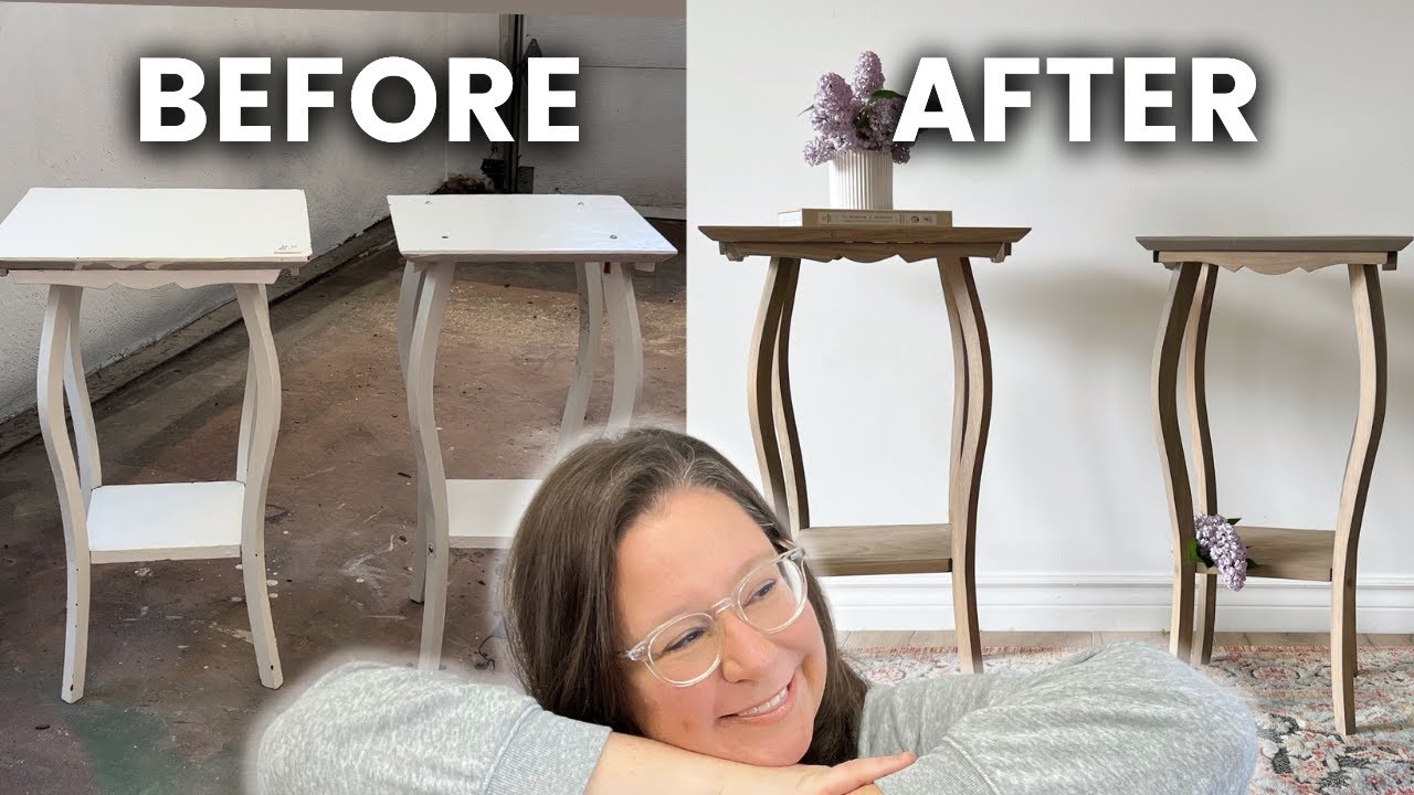 Salvaging these sweet tables that I found at the thrift store