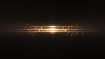 Intro video golden particle text reveal - No Copyright video