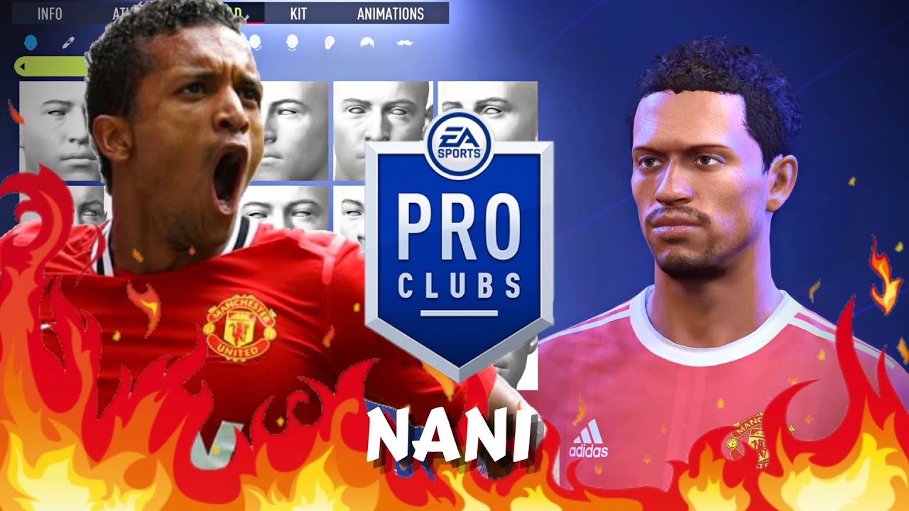 FIFA 22 Nani Pro Clubs Creation