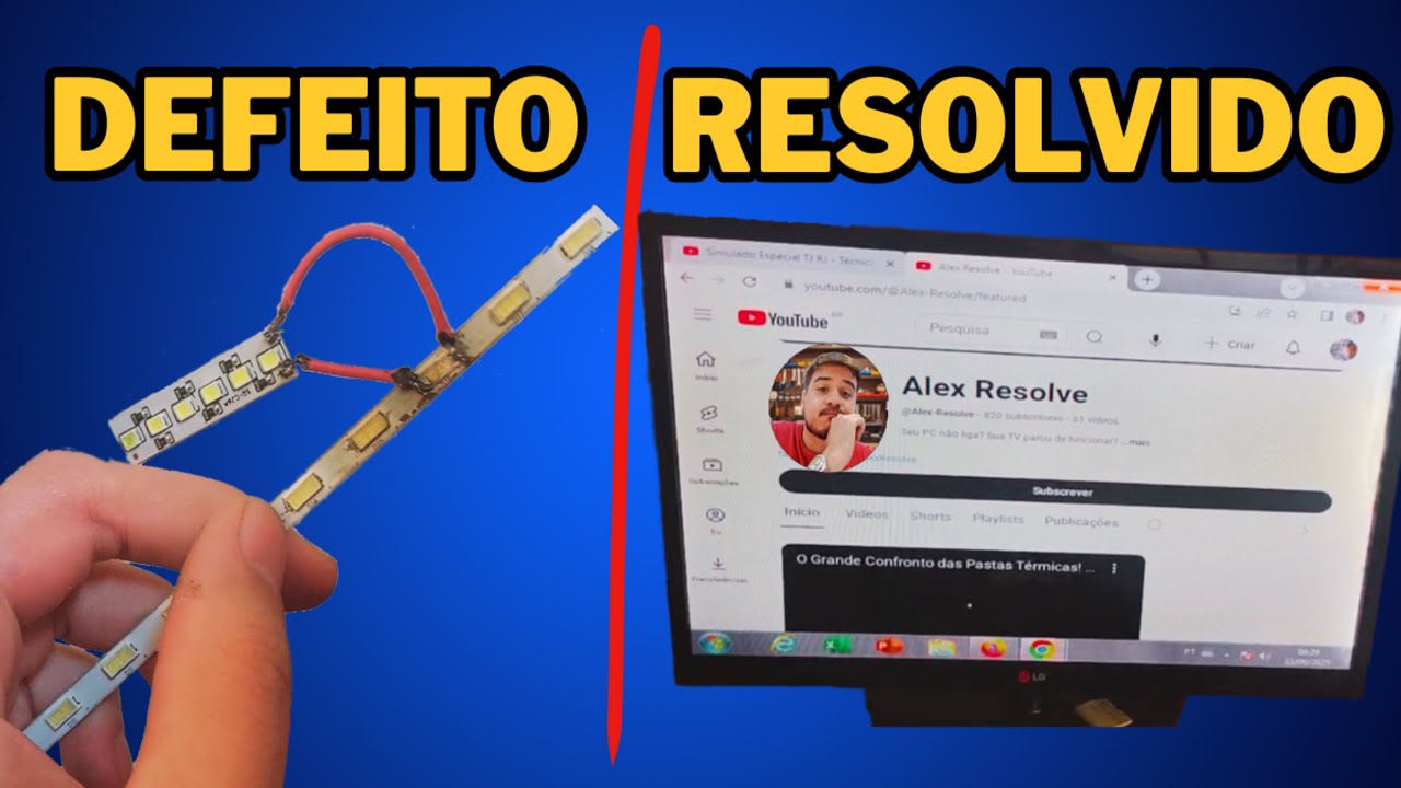 Como Consertar TV Sem imagem e só com som - YouTube