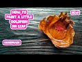 How To Paint A Little GoldFish On Leaf  | D.CHIAKI