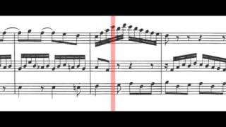 Video thumbnail of "BWV 1031 - Flute Sonata in E-Flat Major (Scrolling)"