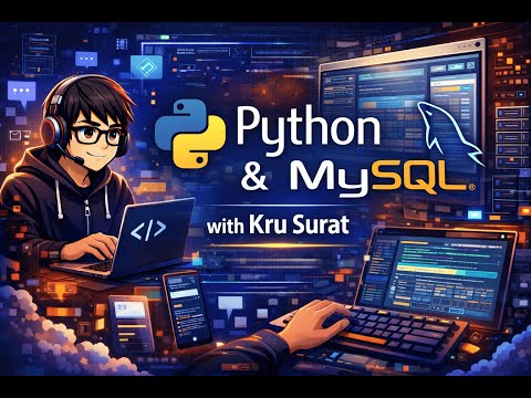 สร้างฐานข้อมูลชื่อว่า regisiter ด้วยภาษา Python