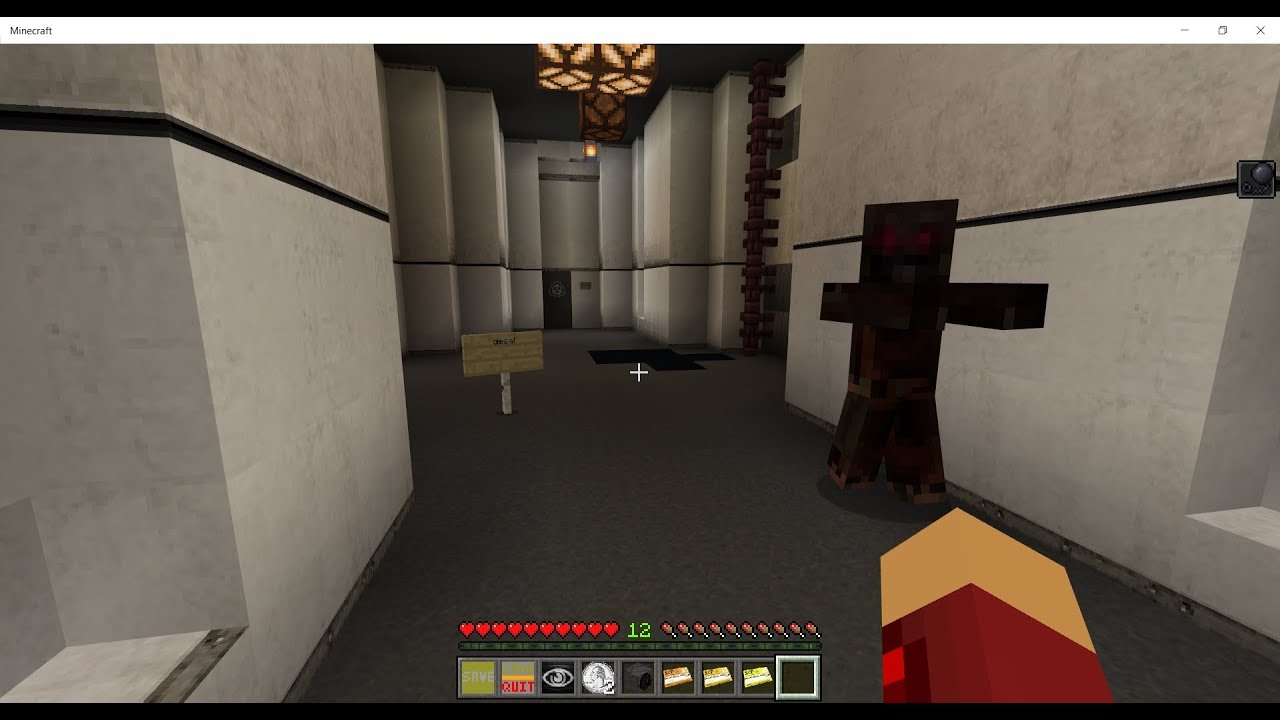 I made SCP-173 in Minecraft using command blocks and a resource pack! :  r/MinecraftCommands