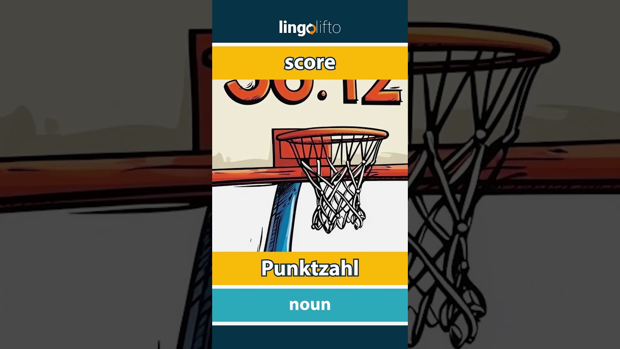 🇬🇧🇩🇪 score - Punktzahl : learn English : Lernen wir Englisch : vocabulary builder