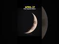 Astronomical event in April 🤯🤩#shorts #astronomy #2026