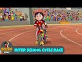 Shiva episode 05  inter school cycle race    05  new action cartoon  shiva tv show 2024