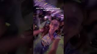 Crowds make me anxious, but look mom i did it! #coldplay #pov