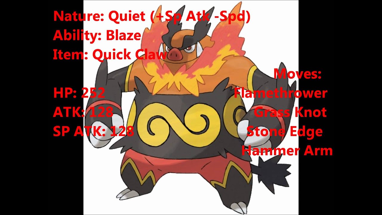 Pokemon Black and White Pokemon Review Emboar YouTube