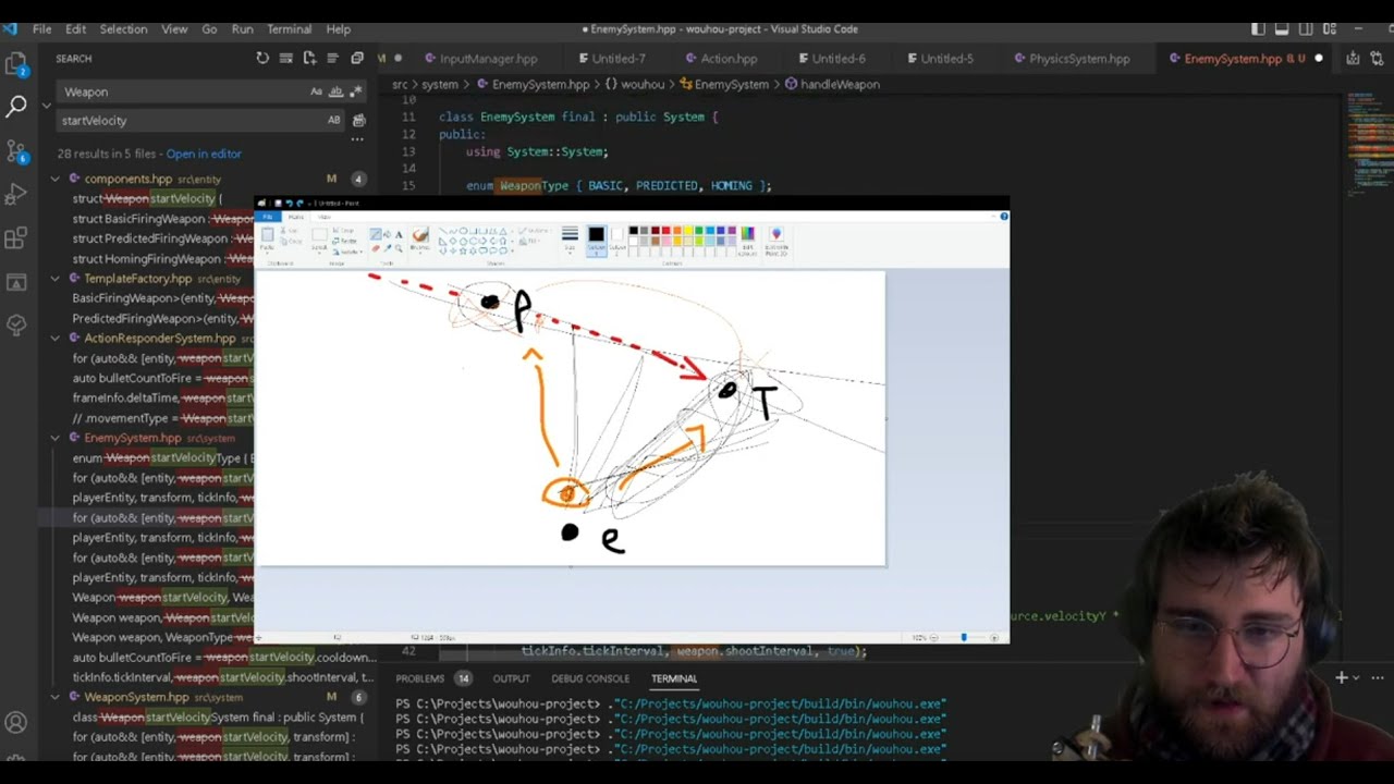 Enemy weapon physics and confusing maths - C++ Game Programming ...