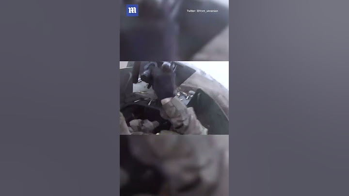Ukrainians open fire on Russians using heavy machine guns