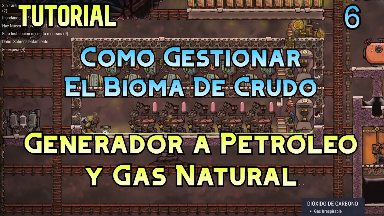 Oxygen Not Included Como Gestionar El Bioma De Crudo 6 Generador A 