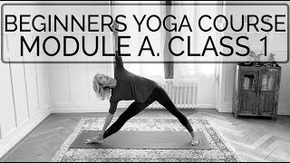 Beginners Yoga Course | Module A, Class 1 | 47 min | Cat de Rham | Online Yoga Teaching