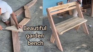 Amazing design wooden bench woodworking Patti Pratapgarh 