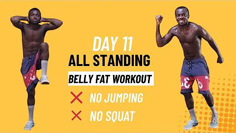 30 Days All STANDING ABS Workout Challenge - Day 11
