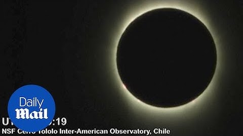 Eclipse temporarily plunges La Serena, Chile into total darkness