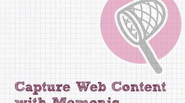 Capture Web Content with Memonic for Mozilla Firefox