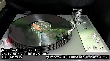 Tears For Fears - Shout  -  Vinyl  @ Polyvox TD 5000/Audio Technica AT95E