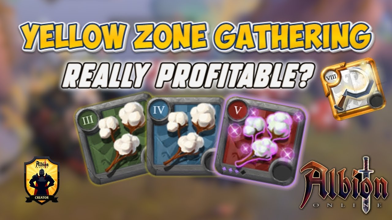 «Действительно ли выгодно собирать ресурсы в желтой зоне в Albion Online?»
