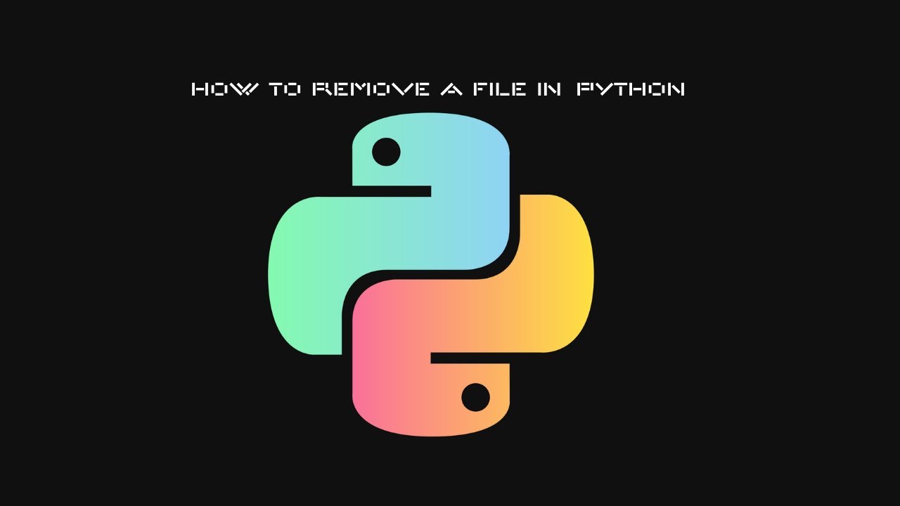 How to Use os.remove() in Python for File Deletion? - YouTube