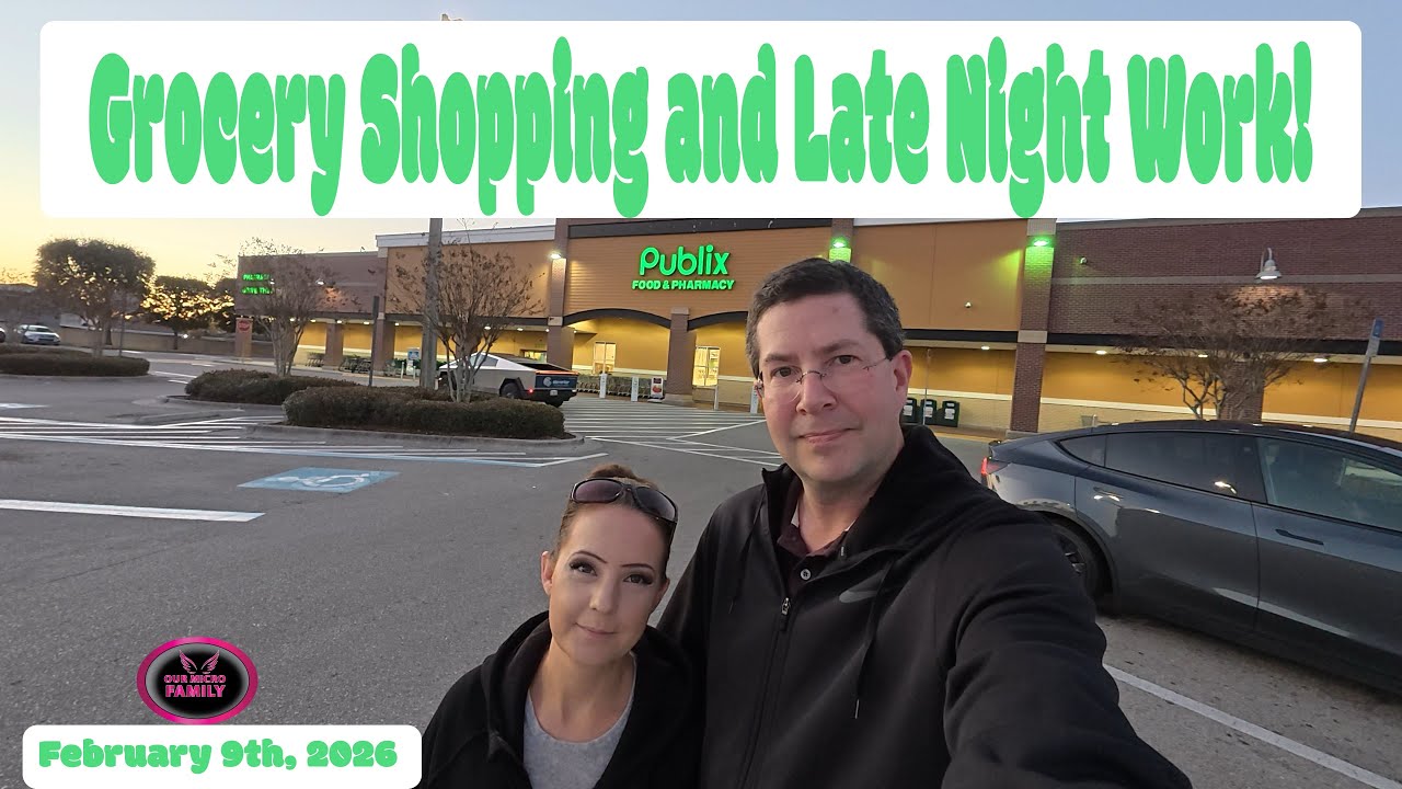 Morning Grocery Run and Taxes Plus A Long Night of Work | February 9 2026