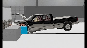 1998-2003 Gavril D-Series Crew Cab BeamNG.drive Crash Test