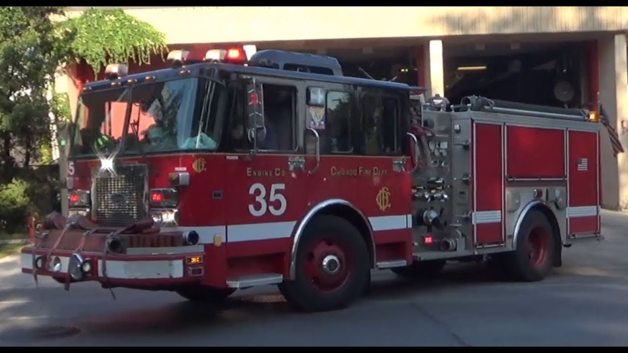 Engine 35 Chicago Fire Dept Engine 35 Responding - YouTube