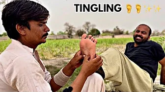 ASMR FEET & LEG CARE MASSAGE MENS FOR TINGLING & PAIN RELIEF | FOOT REFLEXOLOGY ASMR | LEG MASSAGE
