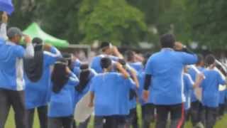 Perbarisan Rumah Biru Temasya Sukan SRICU 2015