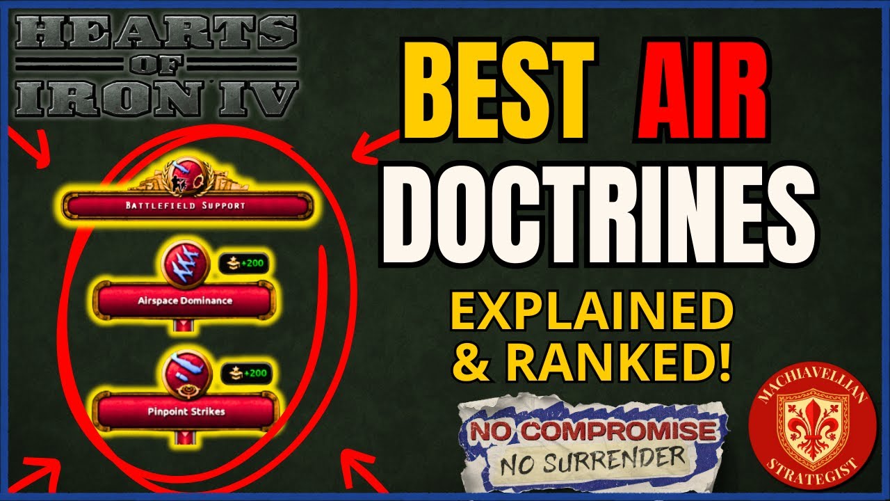 🛩️ НОВЫЕ Воздушные Доктрины в рейтинге: Мета NCNS! | Руководства по HOI4