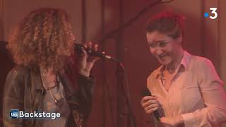 Liz Van Deuq et Zinnya : "Les poèmes de Michelle" en live pour le concert Backstage