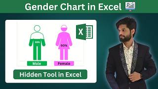This Excel Trick Makes Gender Data Visual &amp; Interactive | #excel #charts