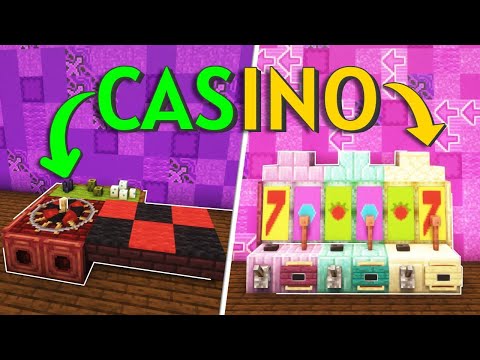 TOP 6+ CASINO Build Hacks & ideas in Minecraft