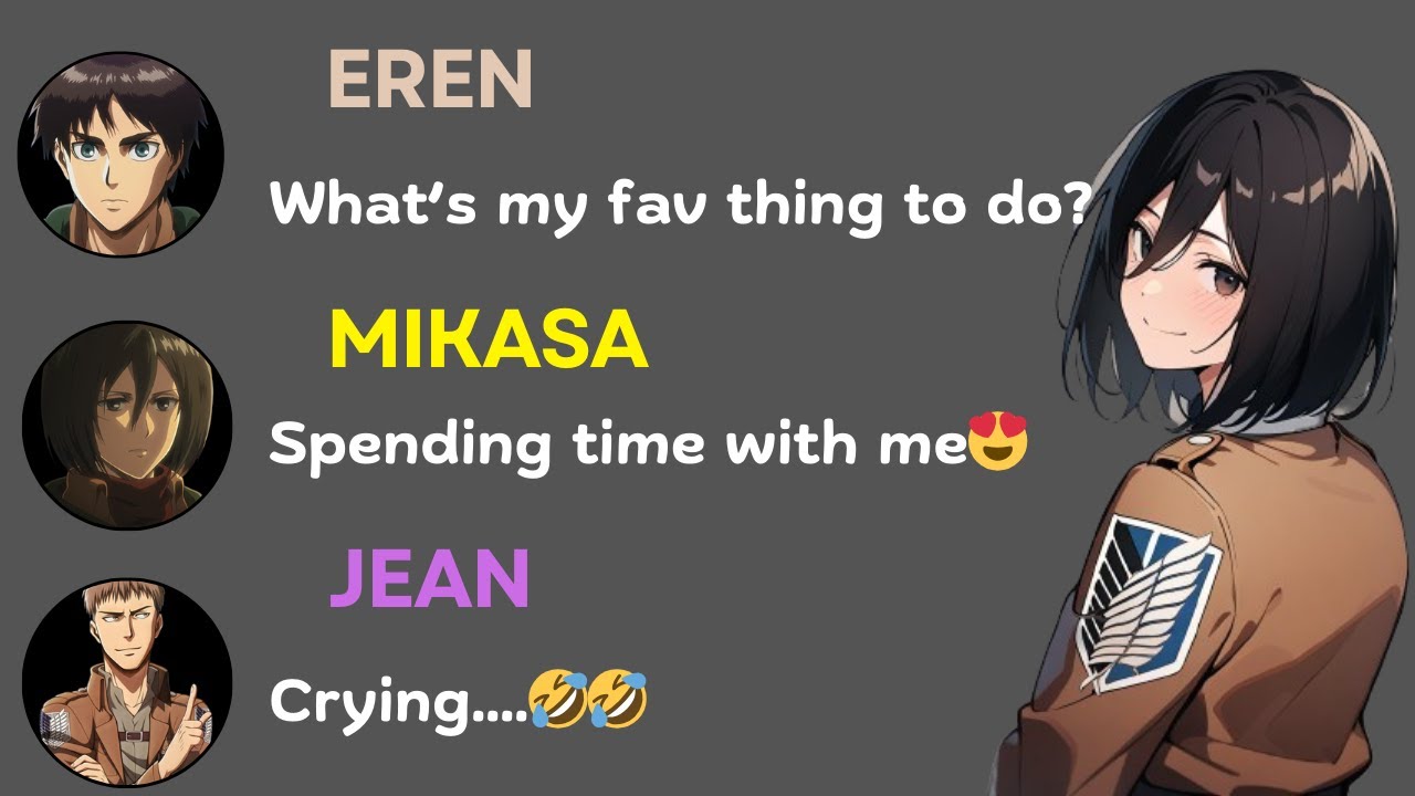 Who Knows Eren Best? Mikasa LOSES?! 💀🔥| AOT funny chat
