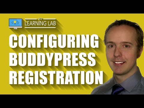 Buddypress Registration Configuration and Demo