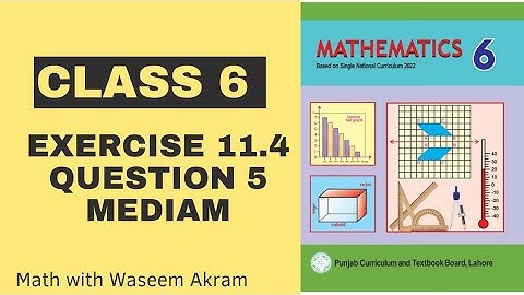 Class 6 math new book exercise 11.4 question 5 solution | exercise 11.4 Class 6 Q No 5