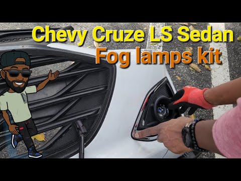 How to install fog lamps on a Chevy Cruze L LS LT Sedan. @Chevrolet