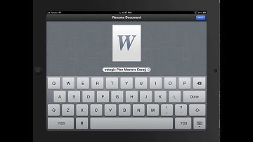 iPad Tutorial - Pages - Creating Folders and Renaming.mov