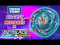 Takaratomy biggest mistakes in beyblade burst