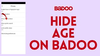How To Hide Your Age On Badoo (Full Tutorial) screenshot 4